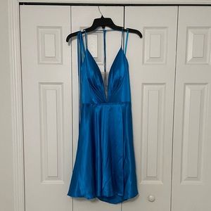 Blue dress